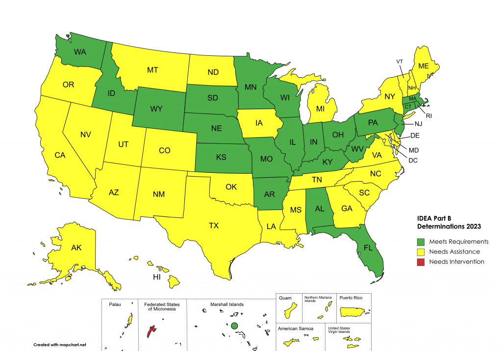 2023 Ratings by state